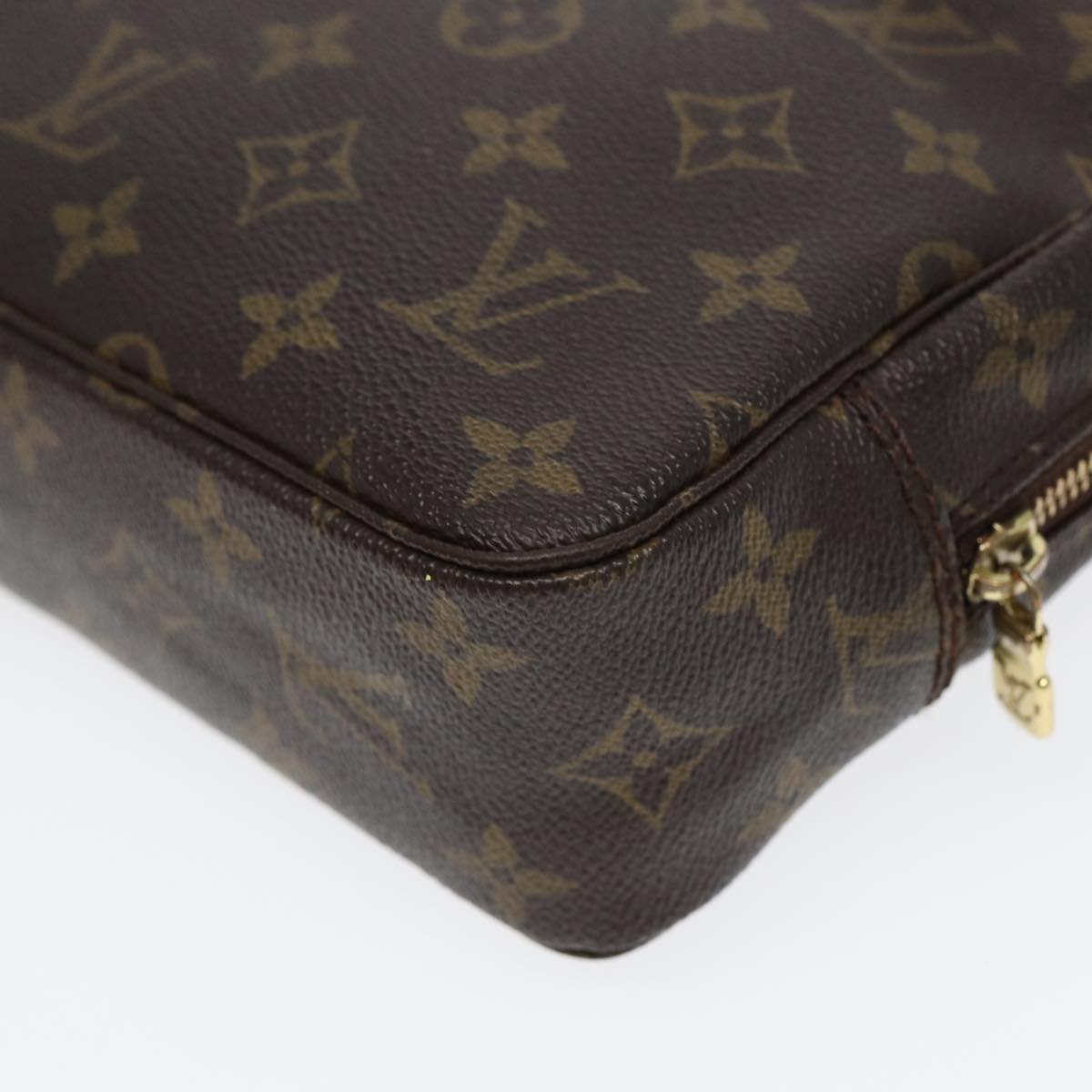 LOUIS VUITTON Monogram Trousse Toilette 23 Clutch Bag M47524 LV Auth 85826