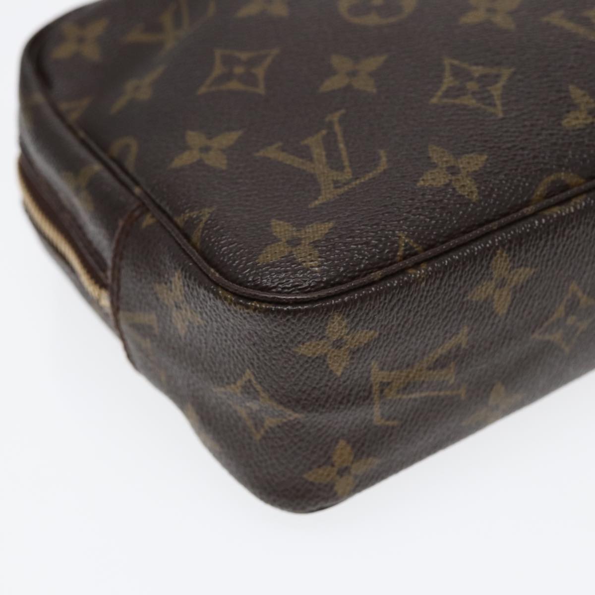 LOUIS VUITTON Monogram Trousse Toilette 23 Clutch Bag M47524 LV Auth 85826