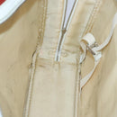 BVLGARI Hand Bag Leather Red White Silver Auth 85837-19