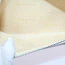 BVLGARI Hand Bag Leather Red White Silver Auth 85837-22