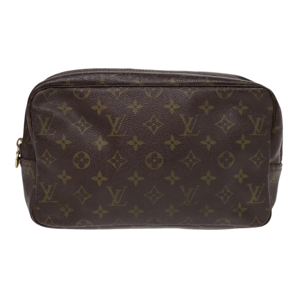 LOUIS VUITTON Monogram Trousse Toilette 28 Clutch Bag M47522 LV Auth 85842