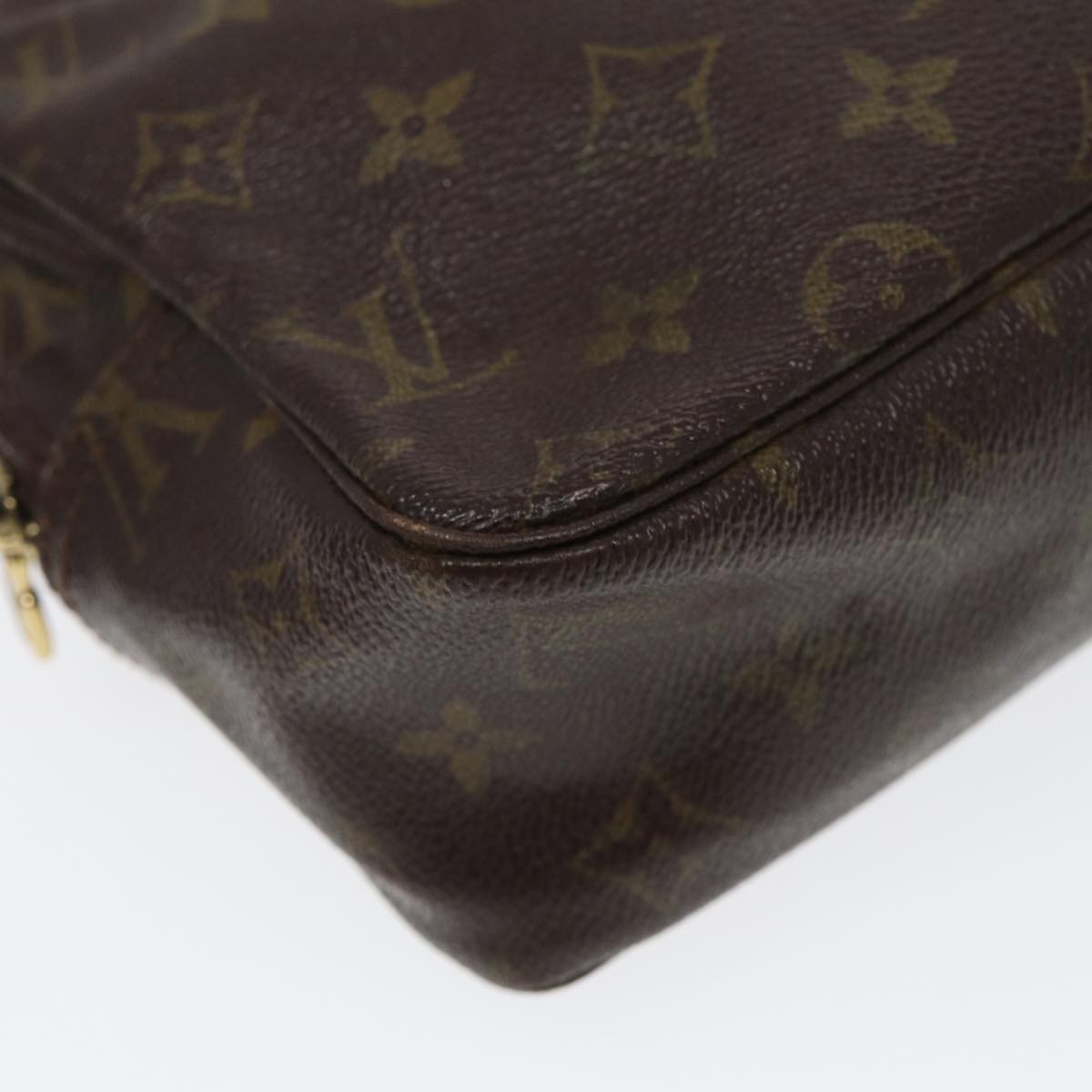 LOUIS VUITTON Monogram Trousse Toilette 28 Clutch Bag M47522 LV Auth 85842