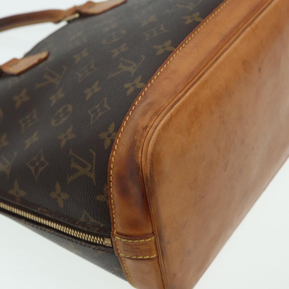 LOUIS VUITTON Monogram Alma Hand Bag M51130 LV Auth 85843