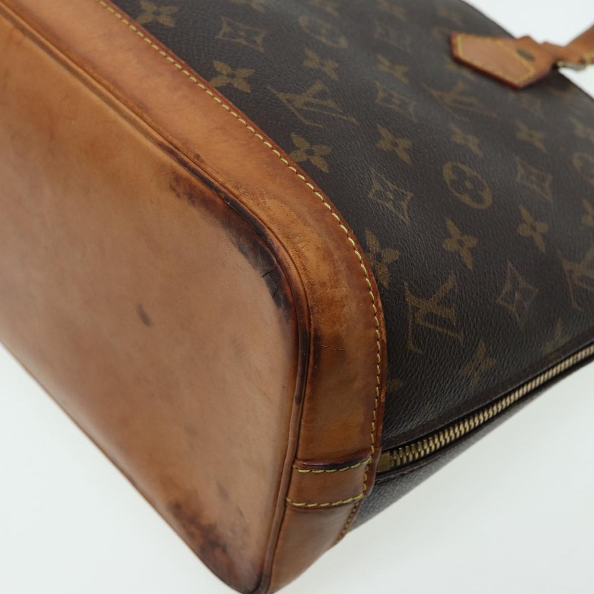 LOUIS VUITTON Monogram Alma Hand Bag M51130 LV Auth 85843