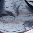 BURBERRY Nova Check Hand Bag Nylon Beige Silver Auth 85862-11