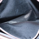 BURBERRY Nova Check Handtasche Nylon Beige Silber Auth 85862-20
