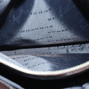 BURBERRY Nova Check Hand Bag Nylon Beige Silver Auth 85862-21