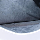 BURBERRY Nova Check Hand Bag Nylon Beige Silver Auth 85862-12