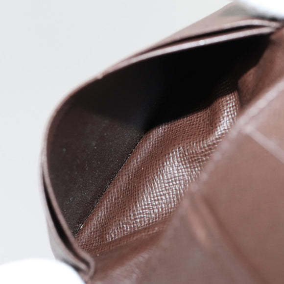 LOUIS VUITTON Damier Ebene Organizer Dupoch Card Case N61721 LV Auth 85866