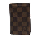 LOUIS VUITTON Damier Ebene Organizer Dupoch Card Case N61721 LV Auth 85866-13