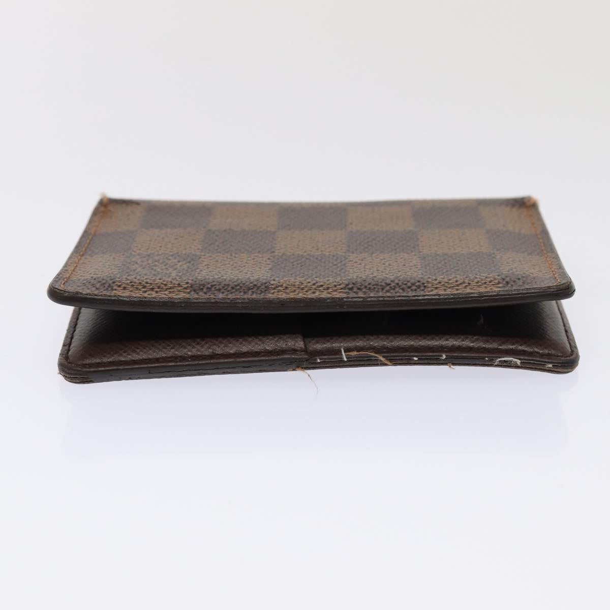 LOUIS VUITTON Damier Ebene Organizer Dupoch Card Case N61721 LV Auth 85866