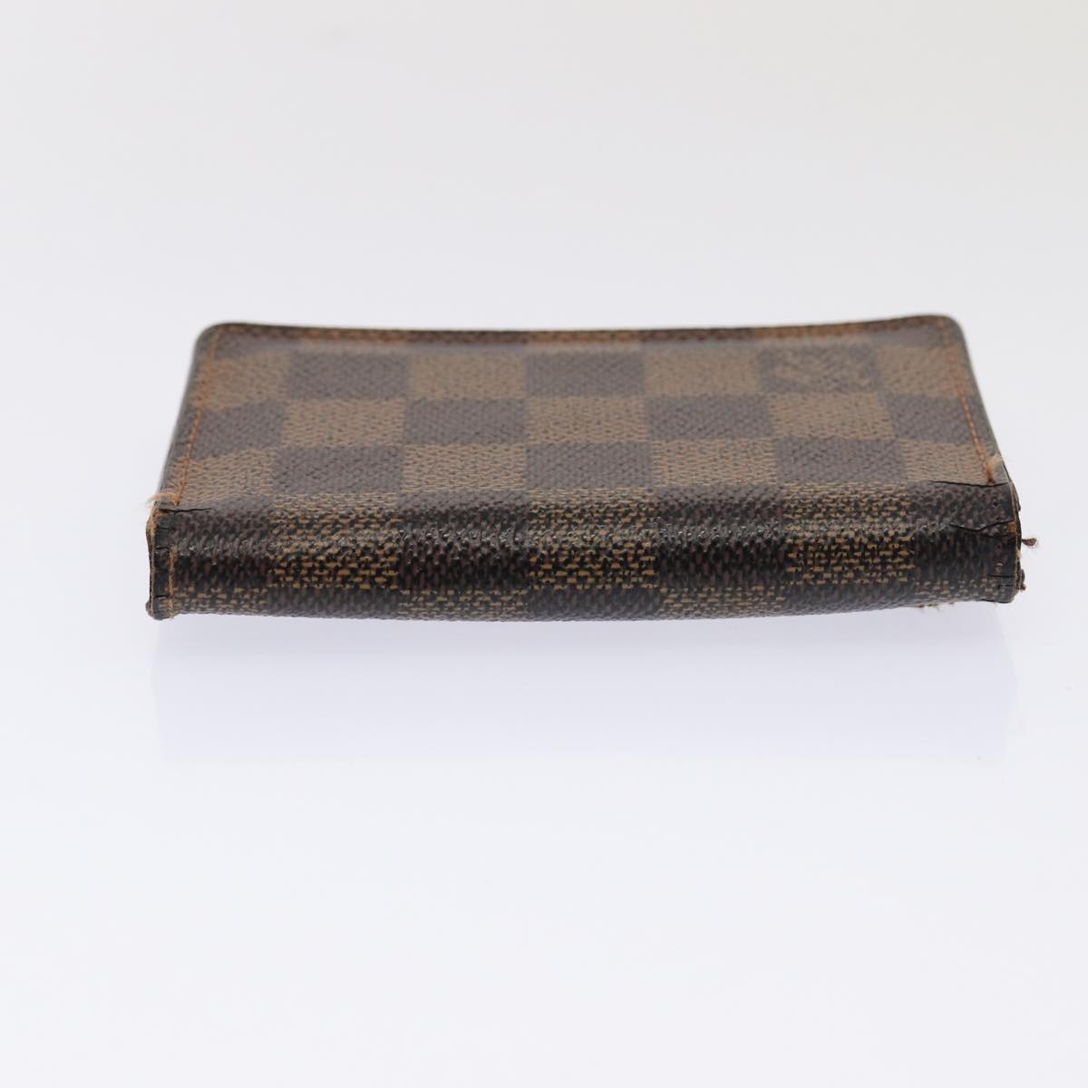 LOUIS VUITTON Damier Ebene Organizer Dupoch Card Case N61721 LV Auth 85866