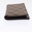 LOUIS VUITTON Damier Ebene Organizer Dupoch Card Case N61721 LV Auth 85866-7