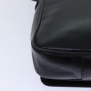 Salvatore Ferragamo Shoulder Bag Leather Black Gold Auth 85868-16