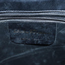 Salvatore Ferragamo Shoulder Bag Leather Black Gold Auth 85868-12