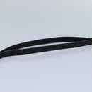 Salvatore Ferragamo Shoulder Bag Leather Black Gold Auth 85868-8
