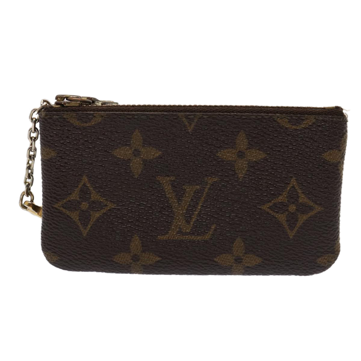 LOUIS VUITTON Monogram Pochette Cles Coin Purse M62650 LV Auth 85885