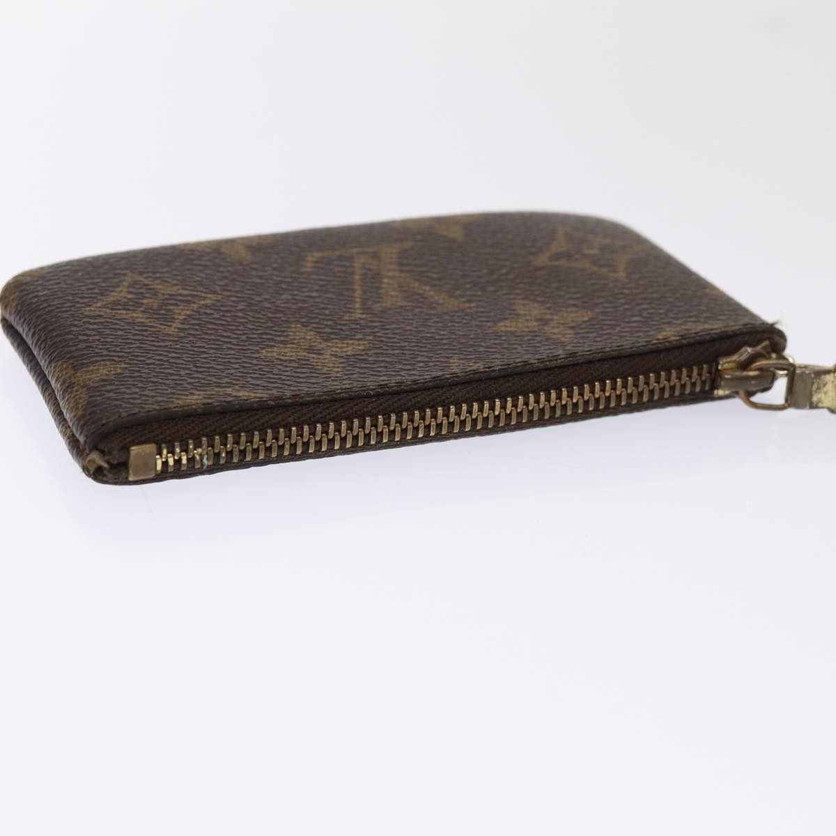 LOUIS VUITTON Monogram Pochette Cles Coin Purse M62650 LV Auth 85885