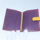 LOUIS VUITTON Epi Agenda PM Day Planner Cover Yellow R20059 LV Auth 85888-8