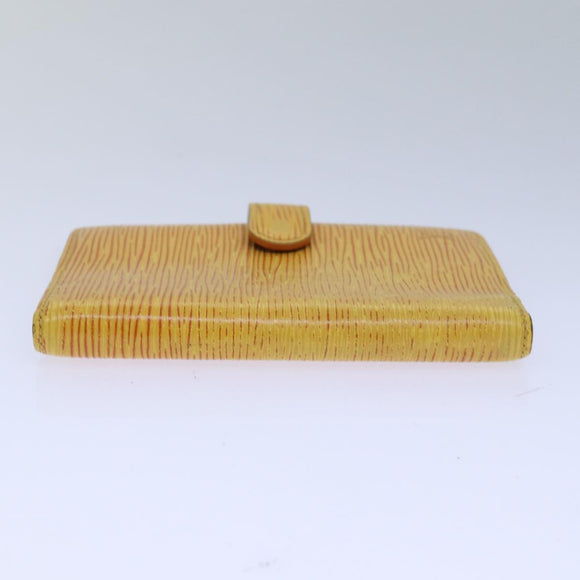 LOUIS VUITTON Epi Agenda PM Day Planner Cover Yellow R20059 LV Auth 85888