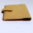 LOUIS VUITTON Epi Agenda PM Day Planner Cover Yellow R20059 LV Auth 85888-5