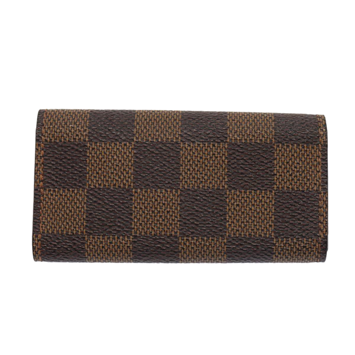 LOUIS VUITTON Damier Ebene Multi Cles 4 Key Case N62631 LV Auth 85890 - 0