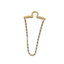 Christian Dior Necktie Chain metal Gold Tone Auth 85891-2