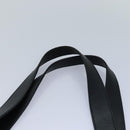 Burberrys Shoulder Bag Leather Silver Black Auth 85895-8