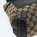 GUCCI GG Canvas Shoulder Bag Navy Silver 019 0402 1705 Auth 85896-15