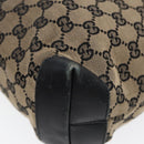 GUCCI GG Canvas Shoulder Bag Navy Silver 019 0402 1705 Auth 85896-16