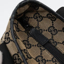 GUCCI GG Canvas Shoulder Bag Navy Silver 019 0402 1705 Auth 85896-10