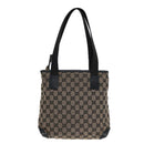 GUCCI GG Canvas Shoulder Bag Navy Silver 019 0402 1705 Auth 85896-2