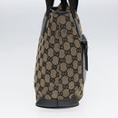 GUCCI GG Canvas Shoulder Bag Navy Silver 019 0402 1705 Auth 85896-3