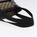 GUCCI GG Canvas Shoulder Bag Navy Silver 019 0402 1705 Auth 85896-7