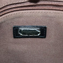 BURBERRY Nova Check Blue Label Shoulder Bag Wool Beige Silver Auth 85897-10