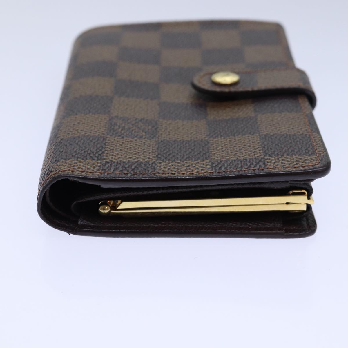 LOUIS VUITTON Damier Ebene Portefeuille Viennois Wallet N61674 LV Auth 85898