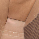 CELINE Macadam Canvas Shoulder Bag PVC Leather Brown Gold Auth 85902-20