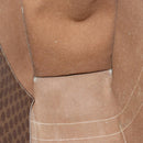 CELINE Macadam Canvas Shoulder Bag PVC Leather Brown Gold Auth 85902-21