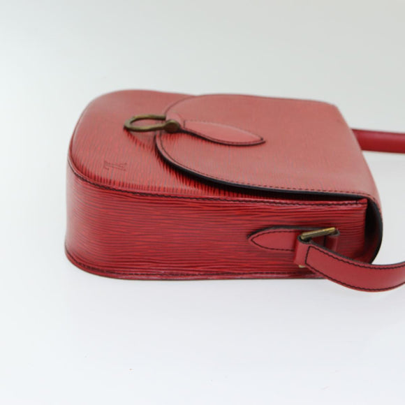 LOUIS VUITTON Epi Saint Cloud GM Umhängetasche Rot M52197 LV Auth 85907