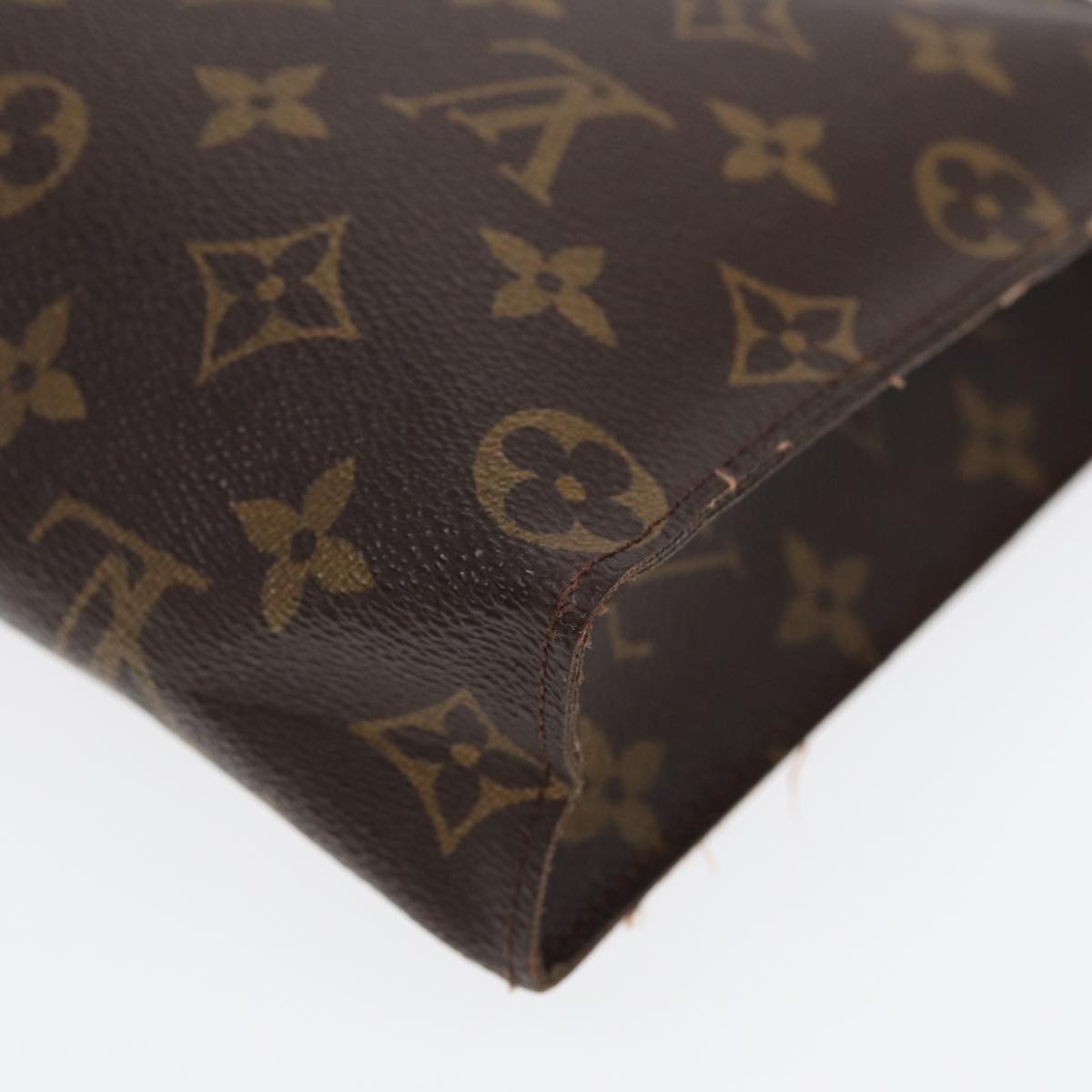 LOUIS VUITTON Monogram Poche Toilette 26 Pouch M47542 LV Auth 85909