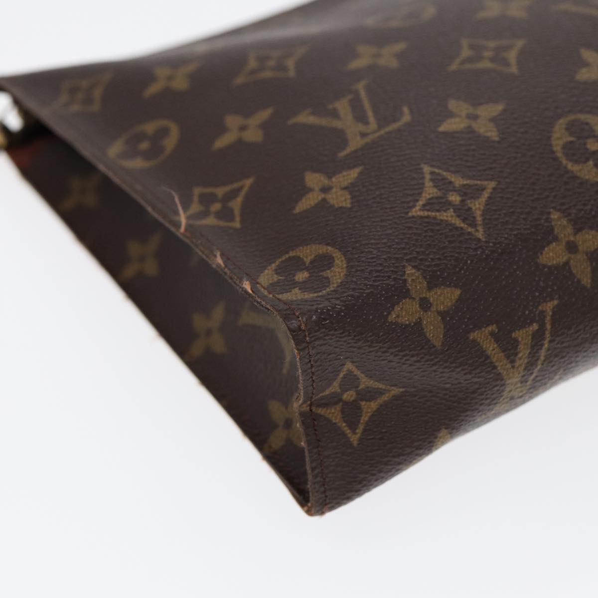 LOUIS VUITTON Monogram Poche Toilette 26 Pouch M47542 LV Auth 85909