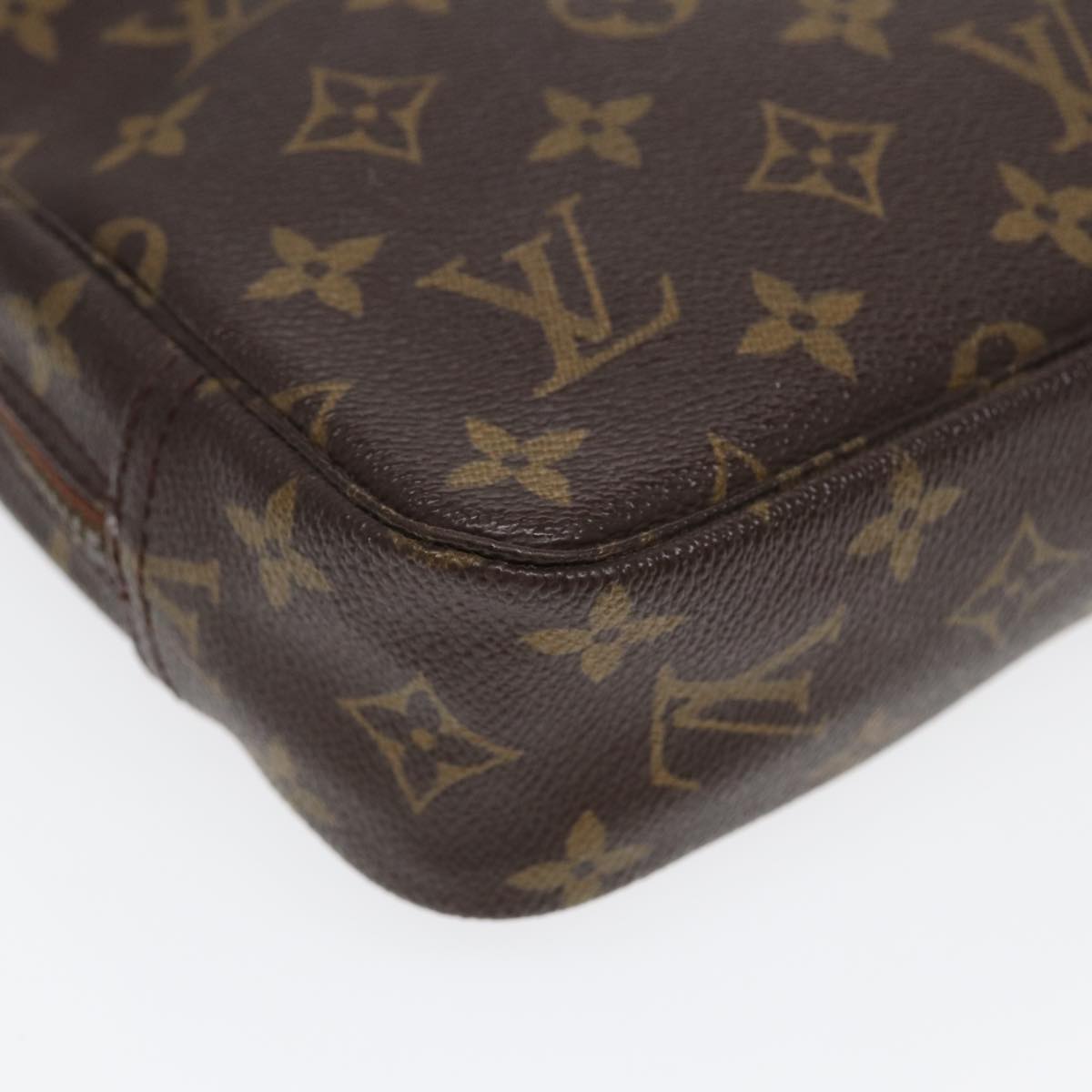 LOUIS VUITTON Monogram Trousse Toilette 23 Clutch Bag M47524 LV Auth 85910