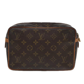 LOUIS VUITTON Monogram Compiegne 23 Clutch Bag M51847 LV Auth 85921 - 0
