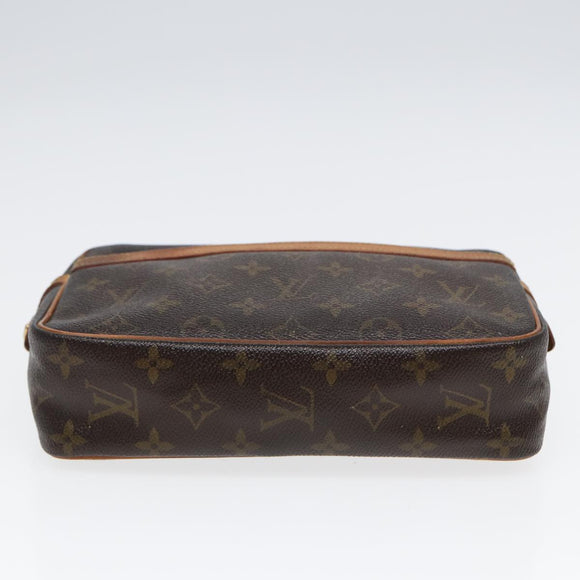 LOUIS VUITTON Monogram Compiegne 23 Clutch Bag M51847 LV Auth 85921