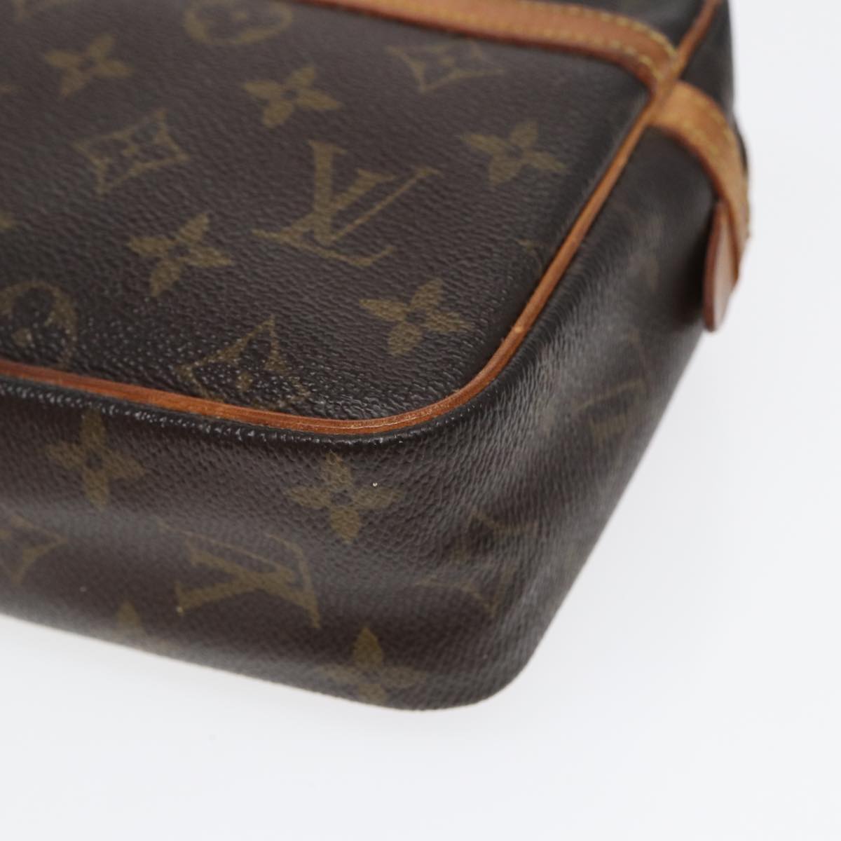 LOUIS VUITTON Monogram Compiegne 23 Clutch Bag M51847 LV Auth 85921