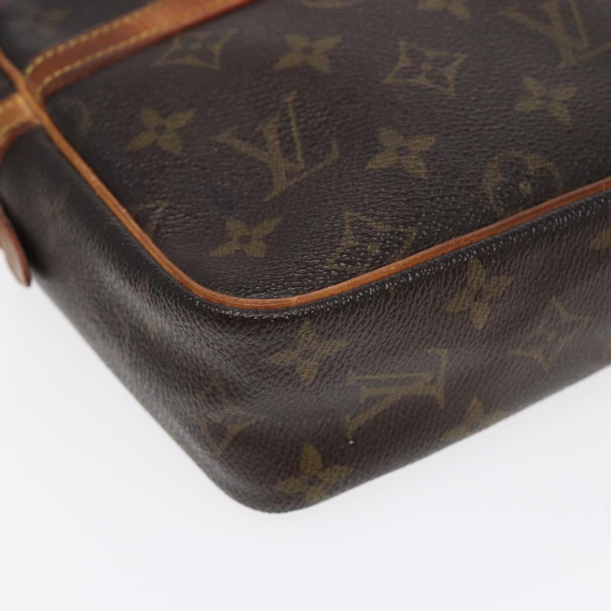 LOUIS VUITTON Monogram Compiegne 23 Clutch Bag M51847 LV Auth 85921