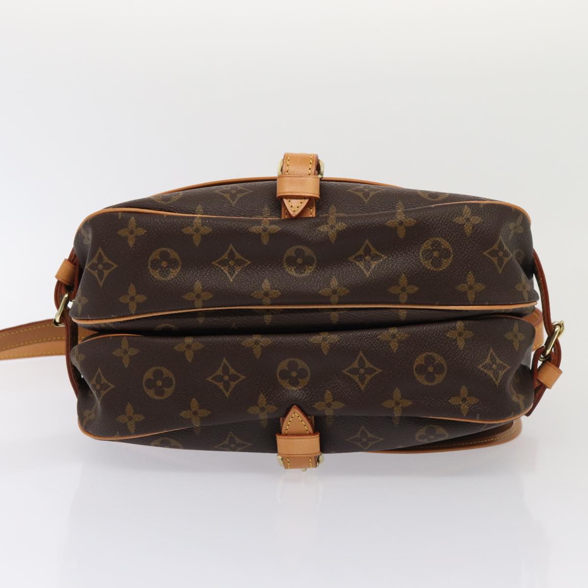 LOUIS VUITTON Monogram Saumur 30 Shoulder Bag M42256 LV Auth 85925A