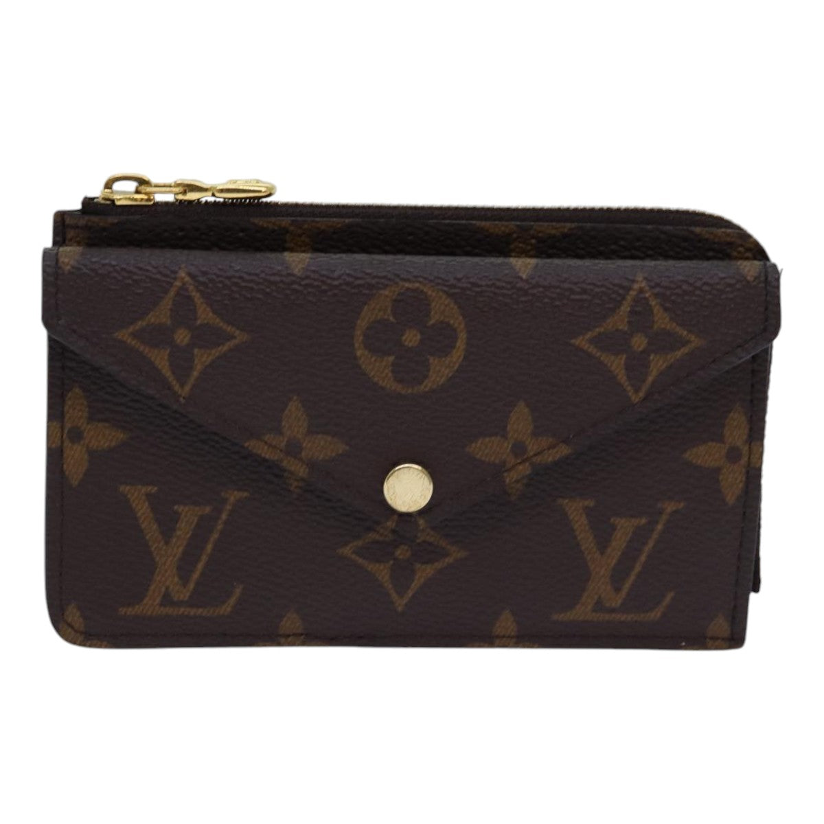 LOUIS VUITTON Monogram Porte Cartes Recto Verso Coin Purse M69431 LV Auth 85933A