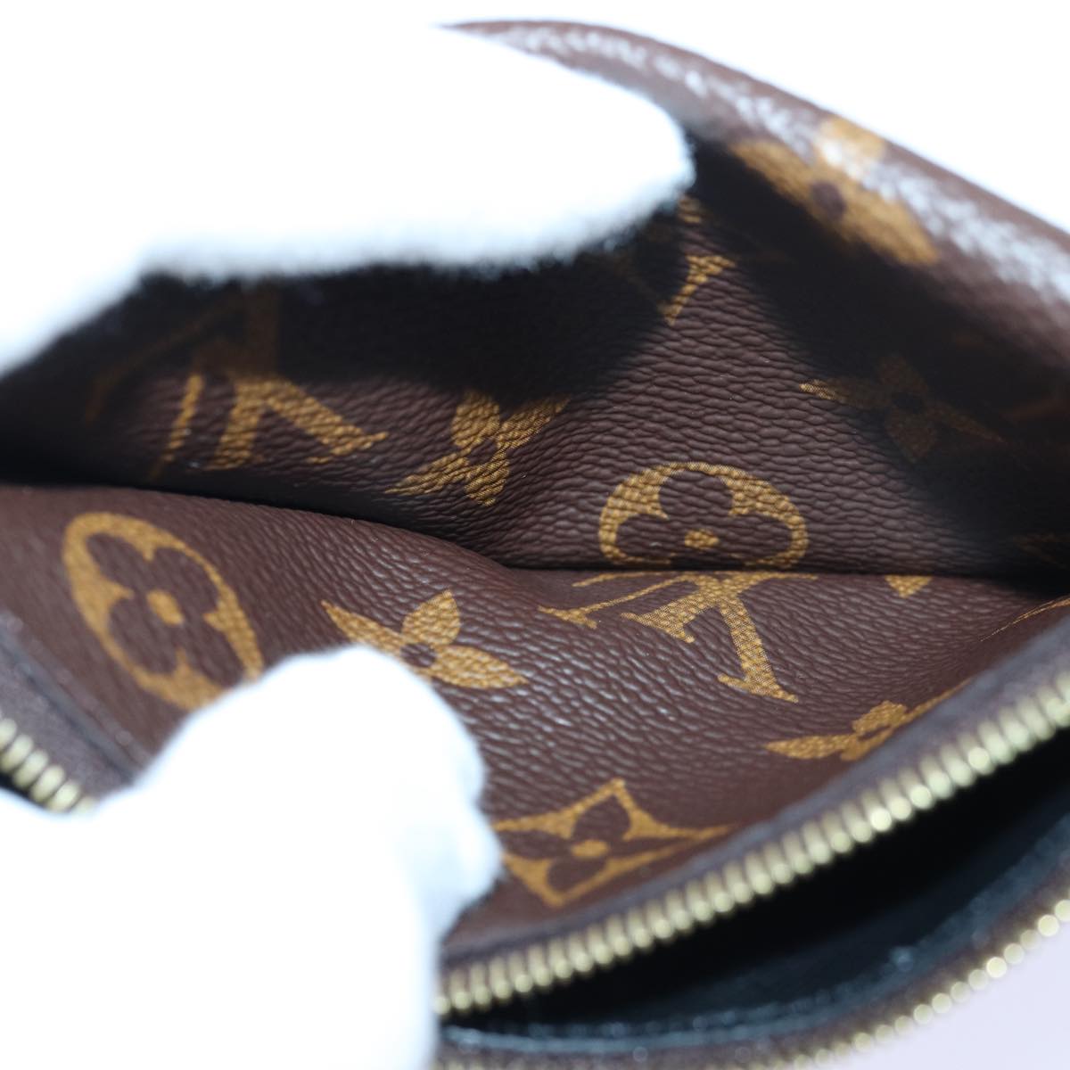 LOUIS VUITTON Monogram Porte Cartes Recto Verso Coin Purse M69431 LV Auth 85933A