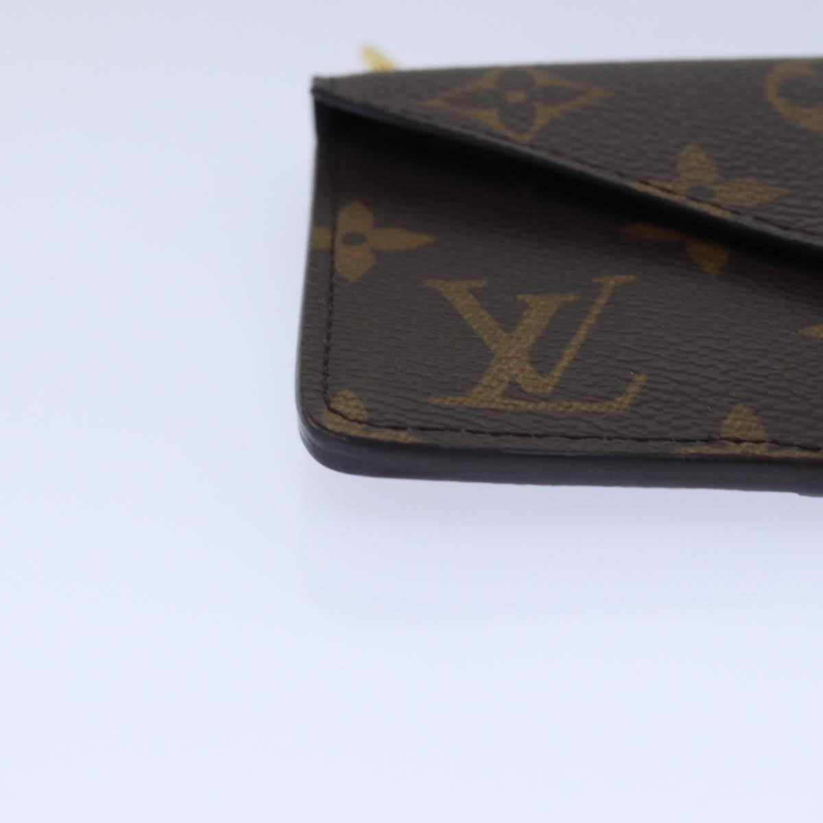 LOUIS VUITTON Monogram Porte Cartes Recto Verso Coin Purse M69431 LV Auth 85933A